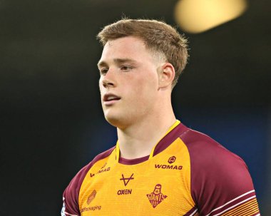 Huddersfield Giants 'ın Sam Halsall' ı Betfred Süper Lig 13. Raundunda Huddersfield Giants - Leigh Leopards maçında John Smith Stadyumu, Huddersfield, Birleşik Krallık, 29 Mayıs 2025