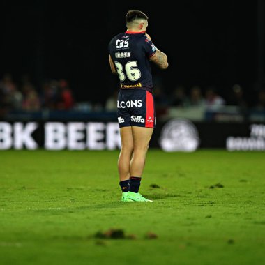 St. Helens Deon Cross, Betfred Süper Lig 13. Raundu 'nda Hull KR ile St Helens arasında oynanan Sewell Group Craven Park, Kingston üzerine Hull, İngiltere, 30 Mayıs 2025