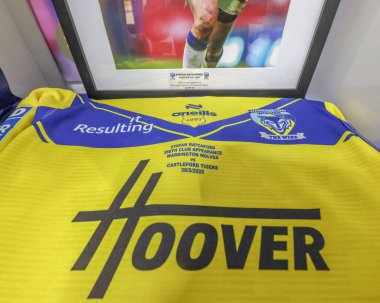 Stefan Ratchford, Warrington Wolves 'a oynadığı 350. kulüp maçında, Warrington Süper Lig 13. Raundu' nda Warrington Wolves Castleford Tigers 'a karşı Halliwell Jones Stadyumu, Warrington, Birleşik Krallık, 30 Mayıs 2025