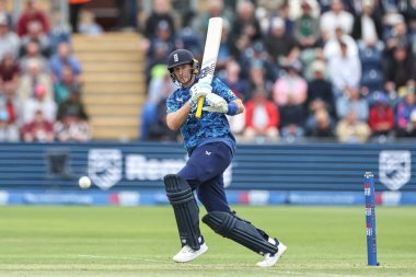 İngiltere 'den Joe Root, 1 Haziran 2025' te Sofya Bahçeleri Kriket Sahası, Cardiff, Birleşik Krallık 'ta 2.