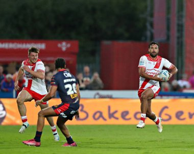 Hull KR takımından Peta Hiku, 13. Betfred Süper Lig karşılaşmasında Hull KR ile St. Helens arasında oynanan Sewell Group Craven Park, Kingston üzerine Hull, İngiltere, 30 Mayıs 2025