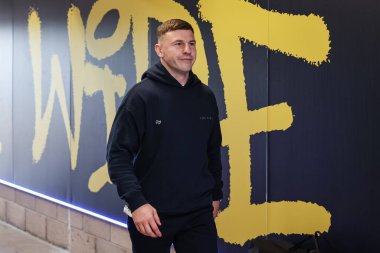 Warrington Wolves 'tan George Williams, 30 Mayıs 2025' te İngiltere 'nin Warrington şehrindeki Halliwell Jones Stadyumu' nda oynanan 13.