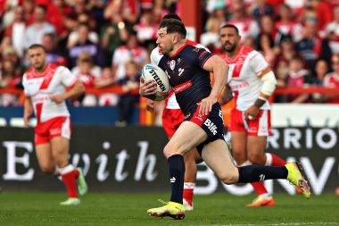 St. Helens 'den Mark Percival, Betfred Süper Lig 13. Raundunda Hull KR, St. Helens' e karşı Sewell Group Craven Park, Kingston üzerine Hull, Birleşik Krallık, 30 Mayıs 2025