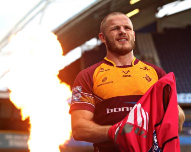 Huddersfield Giants 'tan Tom Burgess, Betfred Süper Lig 13. Raundundan önce Huddersfield Giants, John Smith' in Stadyumu 'nda Leigh Leopards' a karşı 29 Mayıs 2025