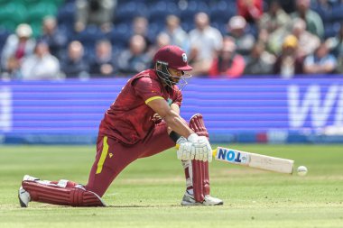 Batı Hint Adaları 'ndan Brandon King, 1 Haziran 2025' te Sofya Bahçeleri Cricket Ground, Cardiff, İngiltere 'de 2.