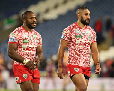 Leopar Leoparlar 'dan Isaac Liu, Betfred Süper Lig 13. Raundundan sonra Huddersfield Giants' a karşı Leigh Leopards maçı, John Smith Stadyumu, Huddersfield, Birleşik Krallık, 29 Mayıs 2025