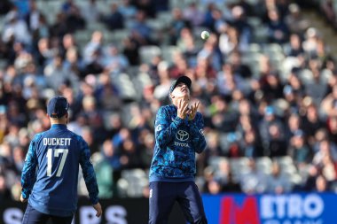 İngiltere kaptanı Harry Brook, Batı Hint Adaları 'ndan Gudakesh Motie' yi 29 Mayıs 2025 'te Edgbaston, Birmingham, Birleşik Krallık' ta 1.