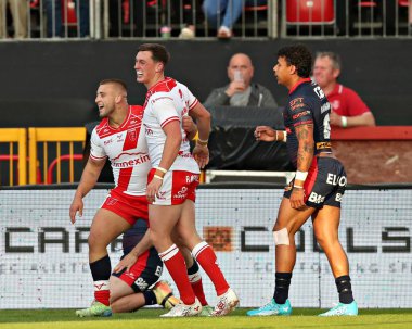 Hull KR 'dan Jack Broadbent, 30 Mayıs 2025' te İngiltere 'nin Hull kenti üzerinde Kingston' da oynanan Sewell Group Craven Park 'ta oynanan 13.