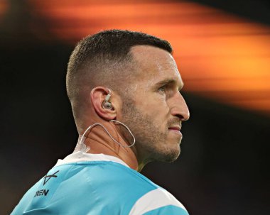 Hakem Jack Smith, Betfred Süper Lig 13. Raundunda Huddersfield Giants, Leigh Leopards 'a karşı John Smith Stadyumu, Huddersfield, Birleşik Krallık' ta 29 Mayıs 2025