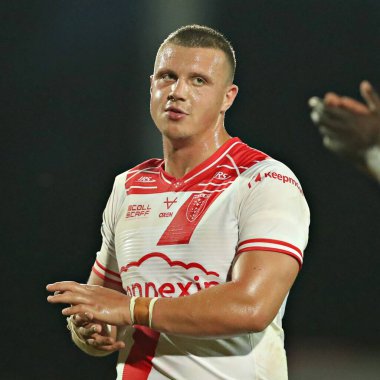 Hull KR 'dan Jack Brown, Betfred Süper Lig 13. Raundundan sonra Hull KR ile St Helens arasında oynanan Sewell Group Craven Park, Kingston üzerine Hull, İngiltere, 30 Mayıs 2025