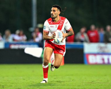 Hull KR takımının Tyrone May 'i Betfred Süper Lig 13. Raundunda Hull KR, St. Helens' e karşı Sewell Group Craven Park, Kingston üzerine Hull, Birleşik Krallık, 30 Mayıs 2025