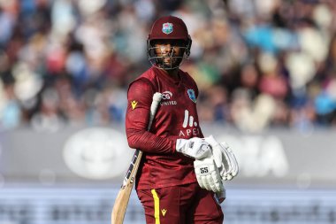 Batı Hint Adaları Yüzbaşı Shai Hope, 29 Mayıs 2025 'te İngiltere' nin Edgbaston, Birmingham 'da Batı Hint Adaları' na karşı 1.