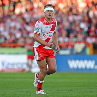 Hull KR 'dan Jez Litten, Betfred Süper Lig 13. Raundunda Hull KR, Sewell Group Craven Park' ta St Helens 'e karşı 30 Mayıs 2025' te Hull, İngiltere 'de oynanan karşılaşma sırasında