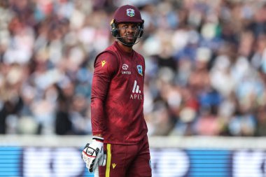 Batı Hint Adaları 'ndan Roston Chase, 29 Mayıs 2025' te İngiltere 'nin Edgbaston, Birmingham' da Batı Hint Adaları 'na açtığı 1.