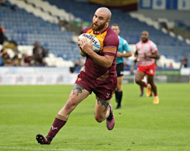 Huddersfield Giants 'tan Jake Bibby, Betfred Süper Lig 13. Raundda Huddersfield Giants' a karşı John Smith Stadyumu, Huddersfield, Birleşik Krallık 'ta 29 Mayıs 2025