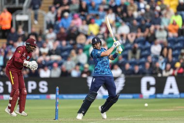 İngiltere 'den Joe Root, 1 Haziran 2025' te Sofya Bahçeleri Kriket Sahası, Cardiff, İngiltere 'de 2.