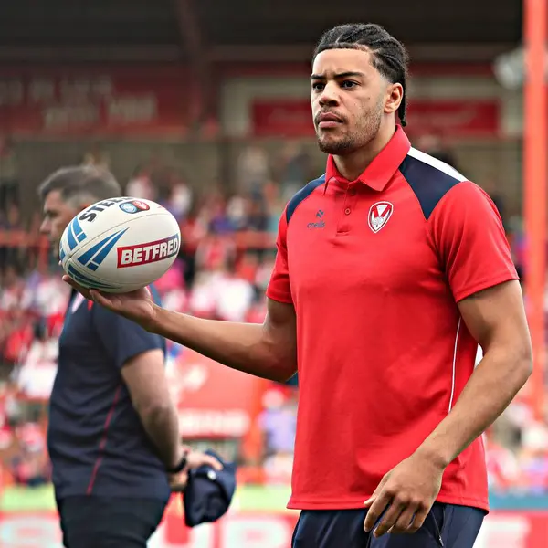 Betfred Süper Lig 13. Raundunda St. Helens 'ten Lewis Murphy Sewell Group Craven Park' ta Hull KR 'a karşı St Helens maçı, 30 Mayıs 2025' te Hull, İngiltere 'de oynanacak.