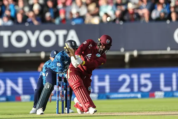 Batı Hint Adaları 'ndan Jayden Seales, 29 Mayıs 2025 tarihinde İngiltere' nin Edgbaston, Birmingham kentinde düzenlenen 1.