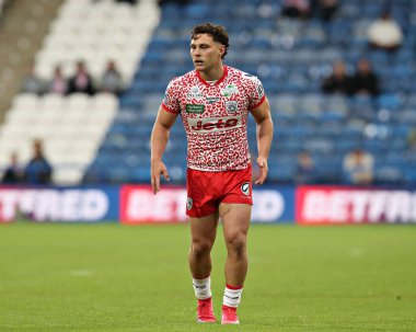 Leigh Leoparları 'ndan Lachlan Lam, Betfred Süper Lig 13. Raundunda Huddersfield Giants, John Smith Stadyumu' nda Leigh Leopards 'a karşı 29 Mayıs 2025' te oynanan karşılaşma.
