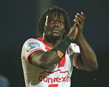 Hull KR 'dan Eribe Doro, 30 Mayıs 2025' te İngiltere 'nin Hull kenti Kingston' da oynanan Sewell Group Craven Park 'ta oynanan 13.