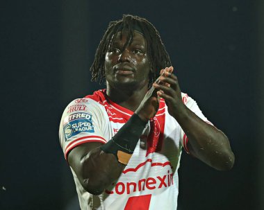 Hull KR 'dan Eribe Doro, 30 Mayıs 2025' te İngiltere 'nin Hull kenti Kingston' da oynanan Sewell Group Craven Park 'ta oynanan 13.