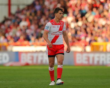 Hull KR 'dan Arthur Morgue, 13. Betfred Süper Lig karşılaşmasında Hull KR ile St. Helens arasında oynanan Sewell Group Craven Park, Kingston üzerine Hull, İngiltere, 30 Mayıs 2025