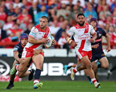 Hull KR 'dan Mikey Lewis, 13. Betfred Süper Lig karşılaşmasında Hull KR ile St. Helens arasında oynanan Sewell Group Craven Park, Kingston üzerine Hull, İngiltere, 30 Mayıs 2025