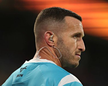 Hakem Jack Smith, Betfred Süper Lig 13. Raundunda Huddersfield Giants, Leigh Leopards 'a karşı John Smith Stadyumu, Huddersfield, Birleşik Krallık' ta 29 Mayıs 2025