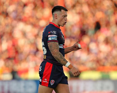 St. Helens Deon Cross, Betfred Süper Lig 13. Raundu 'nda Hull KR ile St Helens arasında oynanan Sewell Group Craven Park, Kingston üzerine Hull, İngiltere, 30 Mayıs 2025