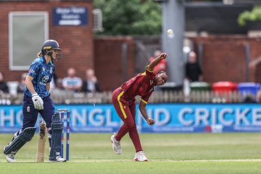Batı Hint Adaları 'ndan Jahzara Claxton, 30 Mayıs 2025' te Derbyshire İlçesi Kriket Kulübü 'nde İngiltere 1.