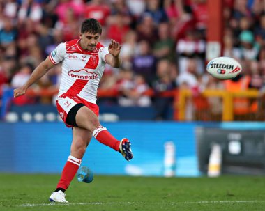 Hull KR 'dan Arthur Morgue, 30 Mayıs 2025' te İngiltere 'nin Hull kentinde oynanan Sewell Group Craven Park' ta oynanan 13.