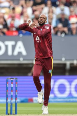 Batı Hint Adaları 'ndan Roston Chase, 29 Mayıs 2025' te İngiltere 'nin Edgbaston, Birmingham, İngiltere' de Batı Hint Adaları 'na karşı 1.