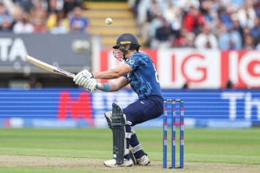 İngiltere 'den Jacob Bethell, 29 Mayıs 2025' te İngiltere 'nin Edgbaston, Birmingham' da Batı Hint Adaları 'na karşı 1.