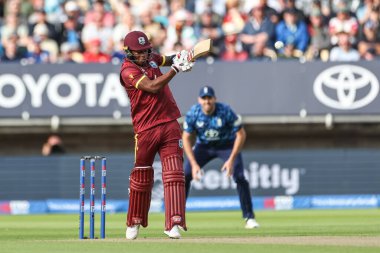 Batı Hint Adaları 'ndan Keacy Carty, 29 Mayıs 2025' te İngiltere 'nin Edgbaston, Birmingham, İngiltere' de Batı Hint Adaları 'na karşı 1.