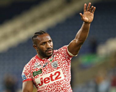 Leigh Leoparları 'ndan Edwin Ipape, Betfred Süper Lig 13. Raundundan sonra Huddersfield Giants, John Smith Stadyumu, Huddersfield, Birleşik Krallık' ta Leoparlara karşı 29 Mayıs 2025