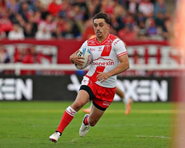 Hull KR 'dan Arthur Morgue, 13. Betfred Süper Lig karşılaşmasında Hull KR ile St. Helens arasında oynanan Sewell Group Craven Park, Kingston üzerine Hull, İngiltere, 30 Mayıs 2025