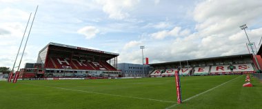Sewell Group Craven Park 'ın Betfred Süper Lig 13. Raundundan önceki genel görünümü Hull KR ile St Helens arasında Sewell Group Craven Park, Kingston üzerine Hull, Birleşik Krallık, 30 Mayıs 2025