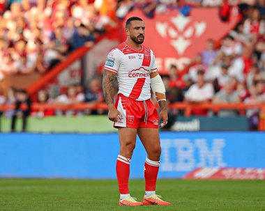 Hull KR 'dan Elliot Minchella, Betfred Süper Lig 13. Raundunda Hull KR ile St. Helens arasında oynanan Sewell Group Craven Park, Kingston üzerine Hull, İngiltere, 30 Mayıs 2025