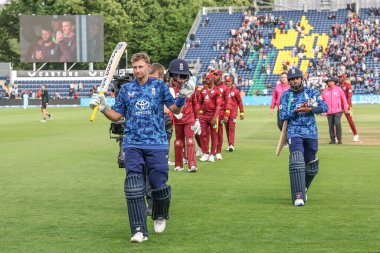 İngiltere 'den Joe Root, 1 Haziran 2025' te Sophia Gardens Cricket Ground, Cardiff, İngiltere 'de oynanan 2.