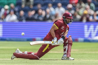 Batı Hint Adaları 'ndan Brandon King, 1 Haziran 2025' te Sofya Bahçeleri Cricket Ground, Cardiff, İngiltere 'de 2.