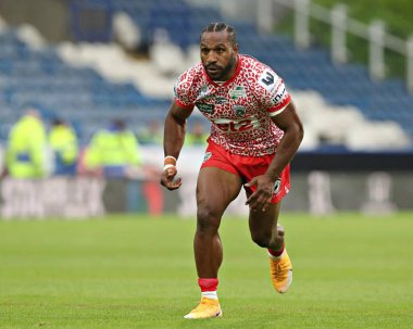 Leigh Leoparları 'ndan Edwin Ipape Betfred Süper Lig 13. Raundda Huddersfield Giants' a karşı John Smith Stadyumu, Huddersfield, Birleşik Krallık, 29 Mayıs 2025