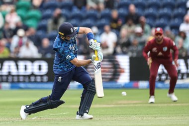 İngiltere 'den Joe Root, 1 Haziran 2025' te Sofya Bahçeleri Kriket Sahası, Cardiff, Birleşik Krallık 'ta 2.