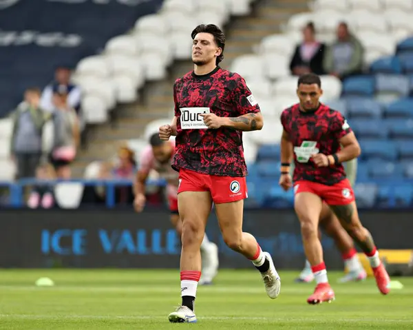 Leigh Leoparları 'ndan Owen Trout Betfred Süper Lig 13. Raundundan önce Huddersfield Giants, John Smith' in Stadyumu 'nda Leigh Leoparlara karşı 29 Mayıs 2025