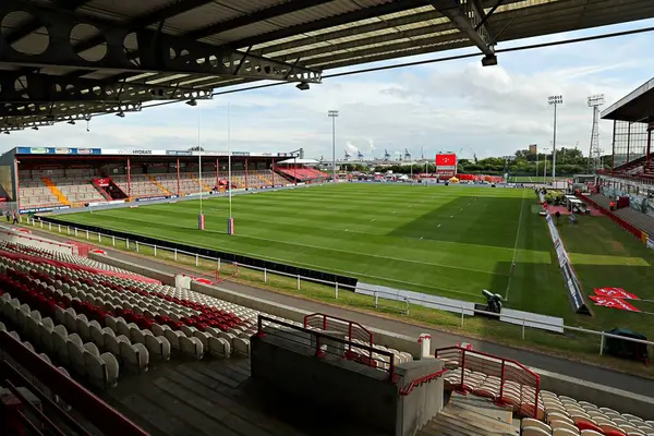 Sewell Group Craven Park 'ın Betfred Süper Lig 13. Raundundan önceki genel görünümü Hull KR ile St Helens arasında Sewell Group Craven Park, Kingston üzerine Hull, Birleşik Krallık, 30 Mayıs 2025