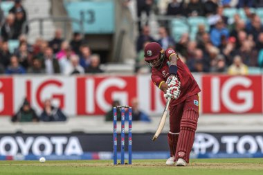 Batı Hint Adaları 'ndan Keacy Carty, 3 Haziran 2025' te Kia Oval, Londra, İngiltere 'de düzenlenen 3.