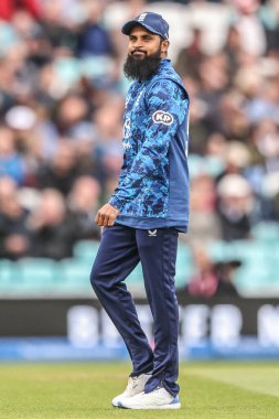 İngiliz Adil Rashid 3. Metro Bankası ODI İngiltere, Batı Hint Adaları 'na karşı Kia Oval, Londra, İngiltere, 3 Haziran 2025