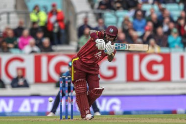 Batı Hint Adaları 'ndan Sherfane Rutherford, 3 Haziran 2025' te Kia Oval, Londra 'da 3.