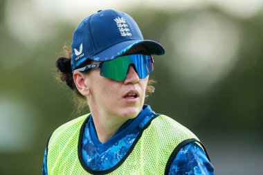 İngiltere 'den Nat Sciver-Brunt 2. Metro Bankası ODI Uluslararası İngiltere Günü sırasında kadınlar Uptonsteel County Ground, Leicester, İngiltere' de Batı Hint Adalarına Karşı Kadınlar, 4 Haziran 2025