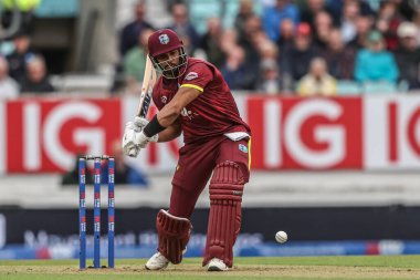 Batı Hint Adaları 'ndan Brandon King, 3 Haziran 2025' te Kia Oval, Londra, Birleşik Krallık 'ta 3.