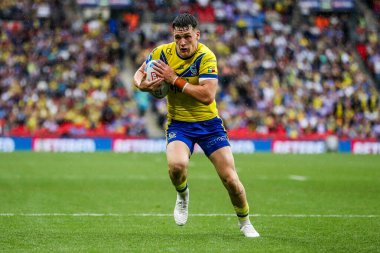 Warrington Wolves 'tan Josh Thewlis, 7 Haziran 2025' te Londra, Wembley Stadyumu 'nda oynanan Betfred Challenge Cup Final Warrington Wolves vs Hull KR karşılaşmasında şansını deneyecek.